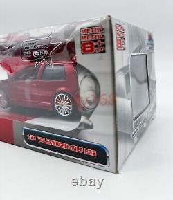 New Maisto VW Golf R32 MK4 1/24 Volkswagen Red Diecast Custom Shop