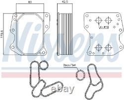 Oil Cooler, engine oil for CITROËN FIAT FORD PEUGEOTRELAY Bus, RELAY Van