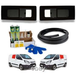Pair of Opening Campervan Side Windows Bundle Transit Custom 2013-2023
