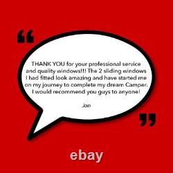 Pair of Opening Campervan Side Windows Bundle Transit Custom 2013-2023