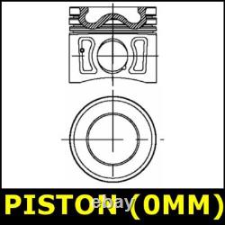 Piston Fits FORD RANGER TRANSIT Opt2/2 No Oversize II IV 2.2 000381KP