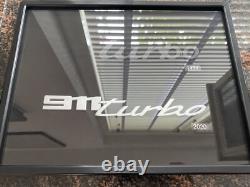 Porsche 911 Turbo Emblem Decal VIP Customer Kit Factory Framed Rare 1974 2020
