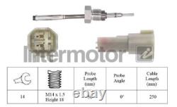 Post DPF Exhaust Gas Temperature Sensor for Ford Transit Custom 2.0 2015-2023