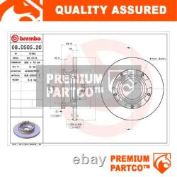 Premium Rear Brake Discs Fits Ford Transit Custom 1.0 2.0 D 2.2 dCi