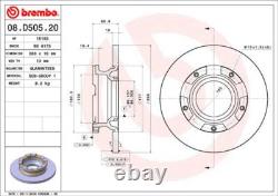 Premium Rear Brake Discs Fits Ford Transit Custom 1.0 2.0 D 2.2 dCi