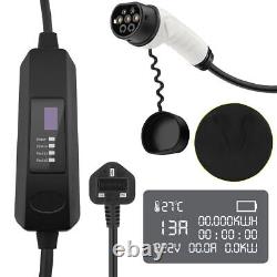 QUICK EV Charging Cable Type 2 UK Plug 3 Pin Electric Vehicle Car Charger 3.6KW