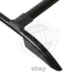 ROOF RACK RAILS & CROSS BARS BLACK full set fits FORD TRANSIT CUSTOM SWB 13-21