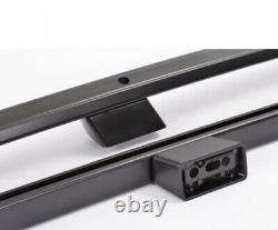 ROOF RACK RAILS & CROSS BARS BLACK full set fits FORD TRANSIT CUSTOM SWB 13-21