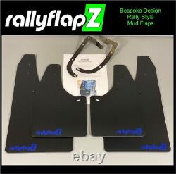 RallyflapZ Mudflaps Fits Ford Transit Custom PFL 12-17 Black 4mm Black G RFRB