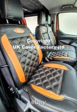 Ready In Stock! Ford Transit Custom 2013-21 Van Seat Cover Orange Bentley A29ford