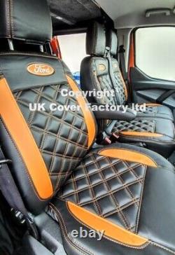Ready In Stock! Ford Transit Custom 2013-21 Van Seat Cover Orange Bentley A29ford