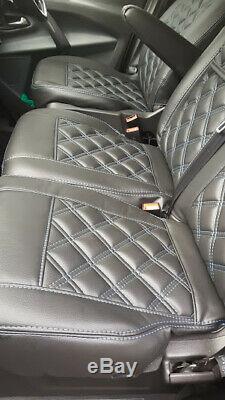 Ready In Stock! Ford Transit Custom Mk8 2013-2020 Van Seat Covers Ford Logo A4