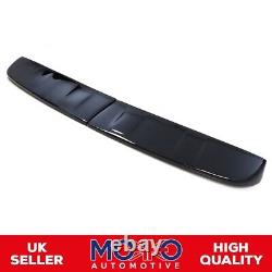 Rear Twin Barn Door Roof Spoiler Fits Ford Transit Custom 2012-2020 Black