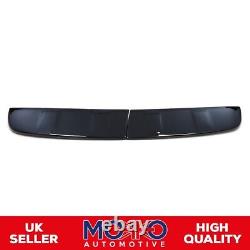 Rear Twin Barn Door Roof Spoiler Fits Ford Transit Custom 2012-2020 Black