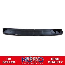 Rear Twin Barn Door Roof Spoiler Fits Ford Transit Custom 2012-2020 Black