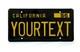 Retro Vintage California 56 US License Plate USA Number Plate Embossed Custom