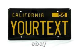 Retro Vintage California 56 US License Plate USA Number Plate Embossed Custom