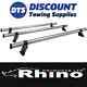 Rhino 3 Delta Roof Bars For Ford Transit Custom L1 H2 2013 2021