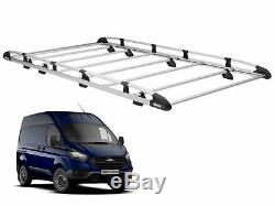 Rhino Aluminium Van Roof Rack System for Ford Transit Custom SWB, High Roof