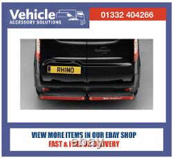 Rhino Rear Black Step Ford Transit Custom 2012-2022 models SS202B