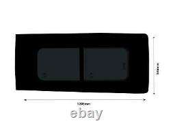 Right Hand Side Panel Opening Glass Window Dark Tint for Ford Transit Custom