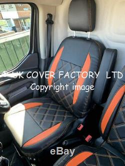 Same Day Dispatc Orange Bentley Van Seat Cover Ford Transit Custom 2012-2019 A29