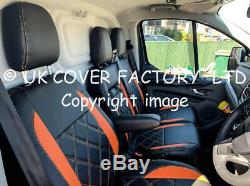 Same Day Dispatc Orange Bentley Van Seat Cover Ford Transit Custom 2012-2019 A29