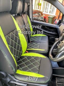 Same Day Dispatch! Ford Transit Custom 2014-21 Van Seat Cover Lime Green