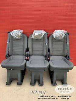 Seat Ford Transit Custom Tourneo bench rear folding seats 3x single seat V362
