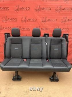 Seat Ford Transit Custom bench triple rear Crew Cab belts Active