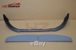 Sport Type Plastic Front Lip + Twin Roof Spoiler FOR Ford Transit Custom 2013 17