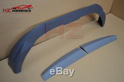 Sport Type Plastic Front Lip + Twin Roof Spoiler FOR Ford Transit Custom 2013 17