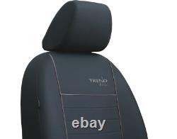 TAILORED FABRIC SEAT COVERS For FORD TRANSIT CUSTOM 2017 2023