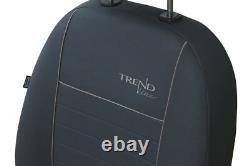 TAILORED FABRIC SEAT COVERS For FORD TRANSIT CUSTOM 2017 2023