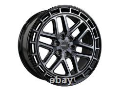 TRANSIT CUSTOM MK2 CALIBRE CV3 6x120 SATIN BLACK ALLOY WHEELS & 255/35/20 TYRES