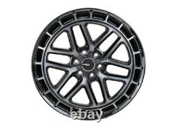 TRANSIT CUSTOM MK2 CALIBRE CV3 6x120 SATIN BLACK ALLOY WHEELS & 255/35/20 TYRES