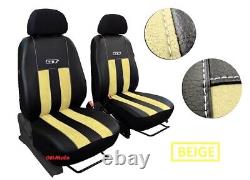 Tailored Eco-Leather Alicante Seat Covers 2+1 FORD TRANSIT CUSTOM 2019 2020 2021