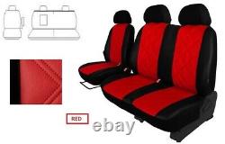 Tailored Eco-Leather Seat Covers 2+1 FORD TRANSIT CUSTOM TREND 2016 2017 2018 19