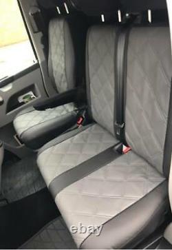 Tailored Eco-Leather Seat Covers 2+1 for Ford Transit Custom Van 2014 2015 2016