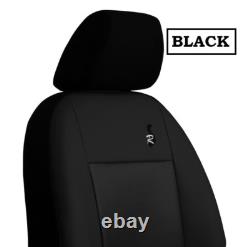 Tailored EcoLeather Seat Covers FORD TRANSIT CUSTOM DOUBLE CAB 2017 2018 2019
