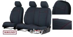 Tailored Fabric Seat Covers 2+1 FORD TRANSIT CUSTOM TREND 2015 2016 2017 2018