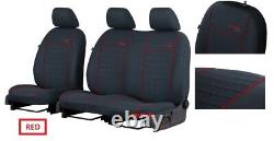 Tailored Fabric Seat Covers 2+1 FORD TRANSIT CUSTOM TREND 2015 2016 2017 2018