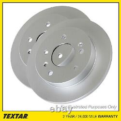 Textar PRO Rear Brake Discs Coated For Ford Transit Custom V362 2.0 EcoBlue mHEV