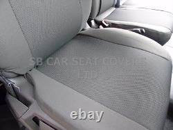 To Fit A Ford Transit Custom 2014 Van, Seat Covers, Ebony Grey