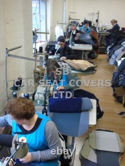 To Fit A Ford Transit Custom 2014 Van, Seat Covers, Ebony Grey