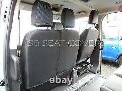 To Fit A Ford Transit Custom Van Seat Covers, 2016 Uk M, 89a Fabric/leatherette