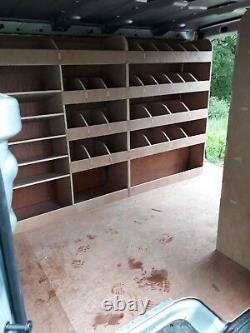 Transit Custom SWB L1 Plywood Van Shelving Racking System Tool Storage Unit Div