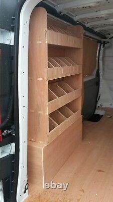 Transit Custom SWB L1 Plywood Van Shelving Racking System Tool Storage Unit Div