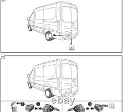 Transit Custom Tow Bar Wiring 2.0 L +Prep 13 Pin Dedicated CARAVAN Electrics