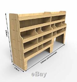 Transit Custom Van Racks Racking Shelving Both Sides Cnc 12mm Wrk41.53.55